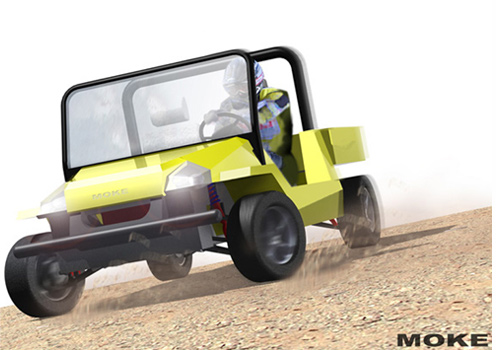 Mini Moke Redesign 3d rendering